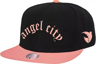 Mitchell & Ness Angel City FC Logo Snapback Hat