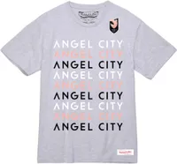 Mitchell & Ness Angel City FC Repeat Logo Heather Grey T-Shirt