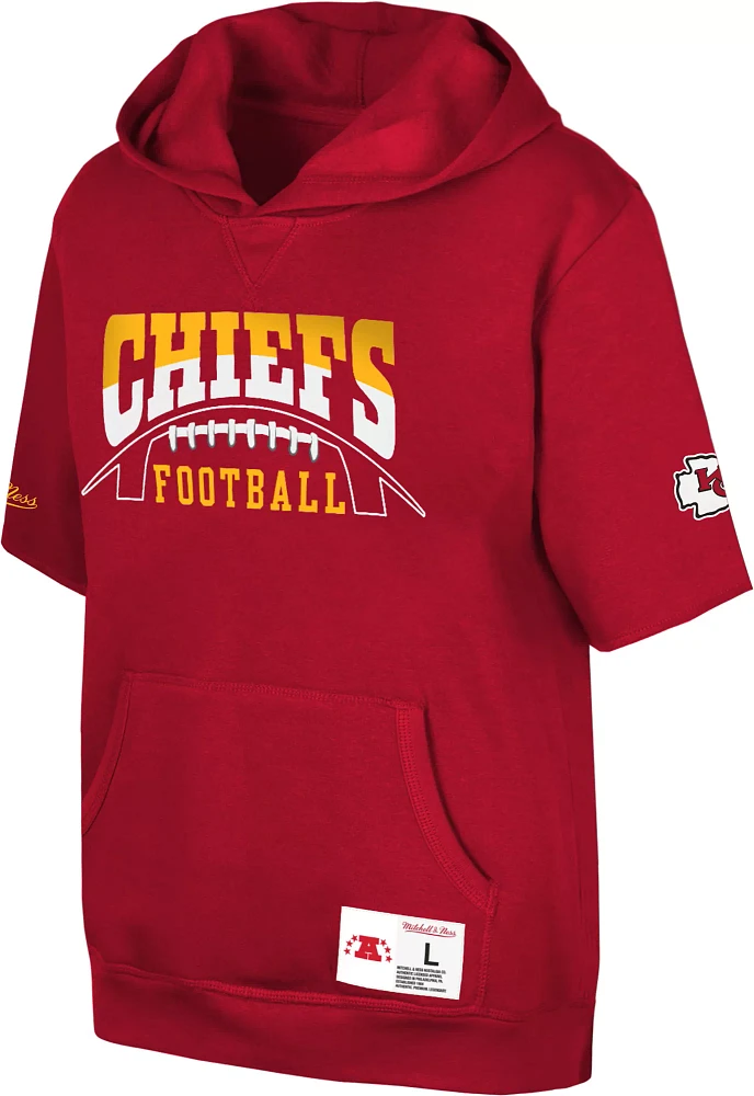 Mitchell & Ness Youth Kansas City Chiefs Wordmark Red Pullover Hoodie