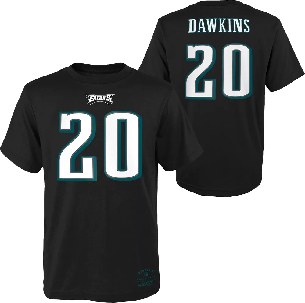 Mitchell & Ness Youth Philadelphia Eagles Brian Dawkins #20 Black T-Shirt