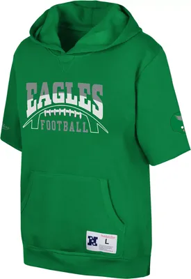 Mitchell & Ness Youth Philadelphia Eagles Wordmark Green Pullover Hoodie