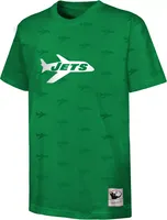 Mitchell & Ness Youth New York Jets All-Over Print Green T-Shirt