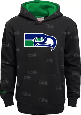 Mitchell & Ness Youth Seattle Seahawks All-Over Print Pullover Hoodie