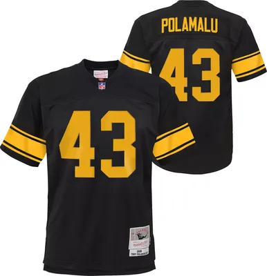 Mitchell & Ness Youth Pittsburgh Steelers Troy Polamalu #43 2008 Black Jersey