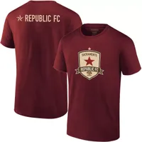 Icon Sports Group Sacramento Republic FC 2-Hit Logo Maroon T-Shirt