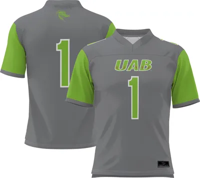 ProSphere Men's UAB Blazers #1 Grey Full Sublimated Football Jersey
