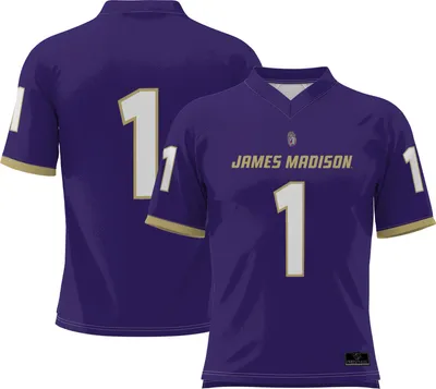 Prosphere Men's James Madison Dukes Purple Full-Sublimated Home Football Jersey