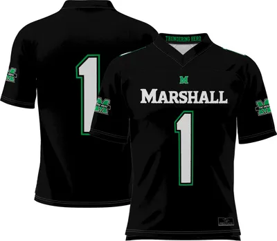 ProSphere Men's Marshall Thundering Herd #1 Black Full Sublimated Football Jersey