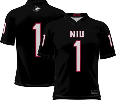 ProSphere Men's Northern Illinois Huskies #1 Black Full Sublimated Football Jersey