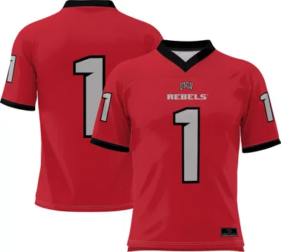ProSphere Men's UNLV Rebels #1 Scarlet Full Sublimated Football Jersey
