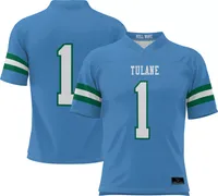 ProSphere Men's Tulane Green Wave #1 Blue Full Sublimated Football Jersey