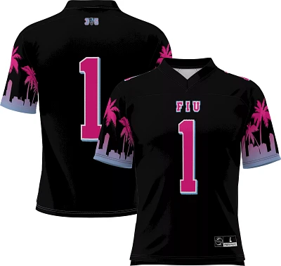 Prosphere Youth FIU Golden Panthers #1 Black Full Sublimated Home Jersey