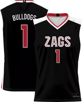 ProSphere Youth Gonzaga Bulldogs #1 Black Alternate Full Sublimated Basketball Jersey