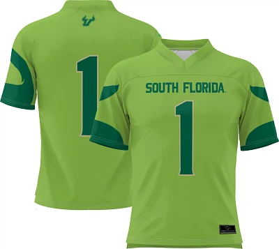 ProSphere Men's South Florida Bulls #1 Green Full Sublimated Football Jersey