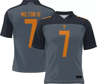 ProSphere Men's Tennessee Volunteers #7 Joe Milton III Grey Full Sublimated Football Jersey