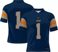 ProSphere Men's UTEP Miners #1 Navy Full Sublimated Football Jersey