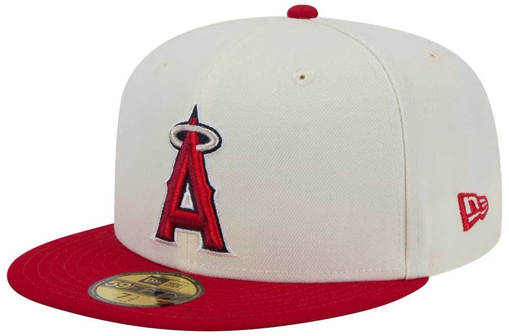 New Era Adult Los Angeles Angels Red Evergreen 59Fifty Fitted Hat