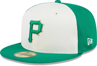 New Era Adult St. Patrick's Day '24 Pittsburgh Pirates Green 59Fifty Fitted Hat