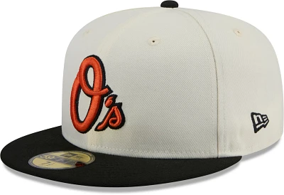 New Era Adult Baltimore Orioles Black Evergreen 59Fifty Fitted Hat