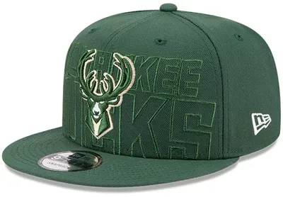 New Era Men's Milwaukee Bucks 2023 NBA Draft 9Fifty Adjustable Snapback Hat