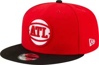 New Era Adult Atlanta Hawks Red 2Tone 9Fifty Adjustable Hat