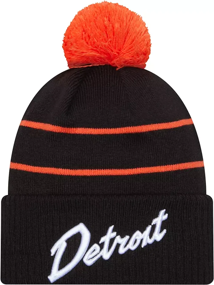 New Era 2023-24 City Edition Detroit Pistons Knit Hat