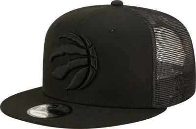 New Era Toronto Raptors Black 9Fifty Trucker Hat