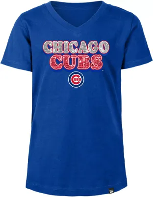 New Era Girl's Chicago Cubs Blue T-Shirt