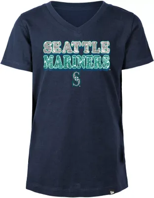 New Era Girl's Seattle Mariners Navy T-Shirt