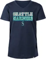 New Era Girl's Seattle Mariners Navy T-Shirt