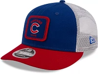 New Era Men's Chicago Cubs Blue Low Profile 9Fifty Squared Fitted Hat