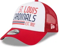 New Era Men's St. Louis Cardinals Red Stacked 9Forty Adjustable Hat