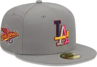 New Era Men's Los Angeles Dodgers Gray Color Pack 59Fifty Fitted Hat