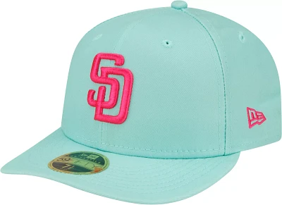 New Era Men's San Diego Padres Gold Low Profile 59Fifty Fitted Hat