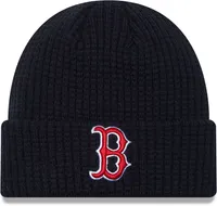 New Era Men's Boston Red Sox Navy Knit Prime Hat