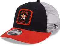 New Era Men's Houston Astros Navy Low Profile 9Fifty Squared Fitted Hat