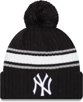 New Era Men's New York Yankees Blue Knit Fold Hat