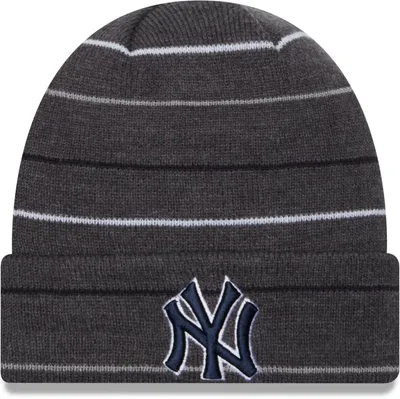 New Era Men's New York Yankees Blue Row Knit Hat