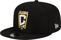 New Era Adult Columbus Crew 2023 9Fifty Logo Black Adjustable Hat