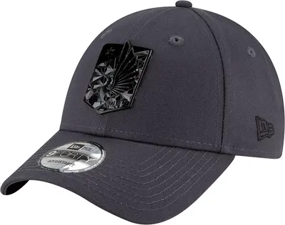 New Era Adult Minnesota United FC 2023 9Forty Logo Grey Adjustable Hat