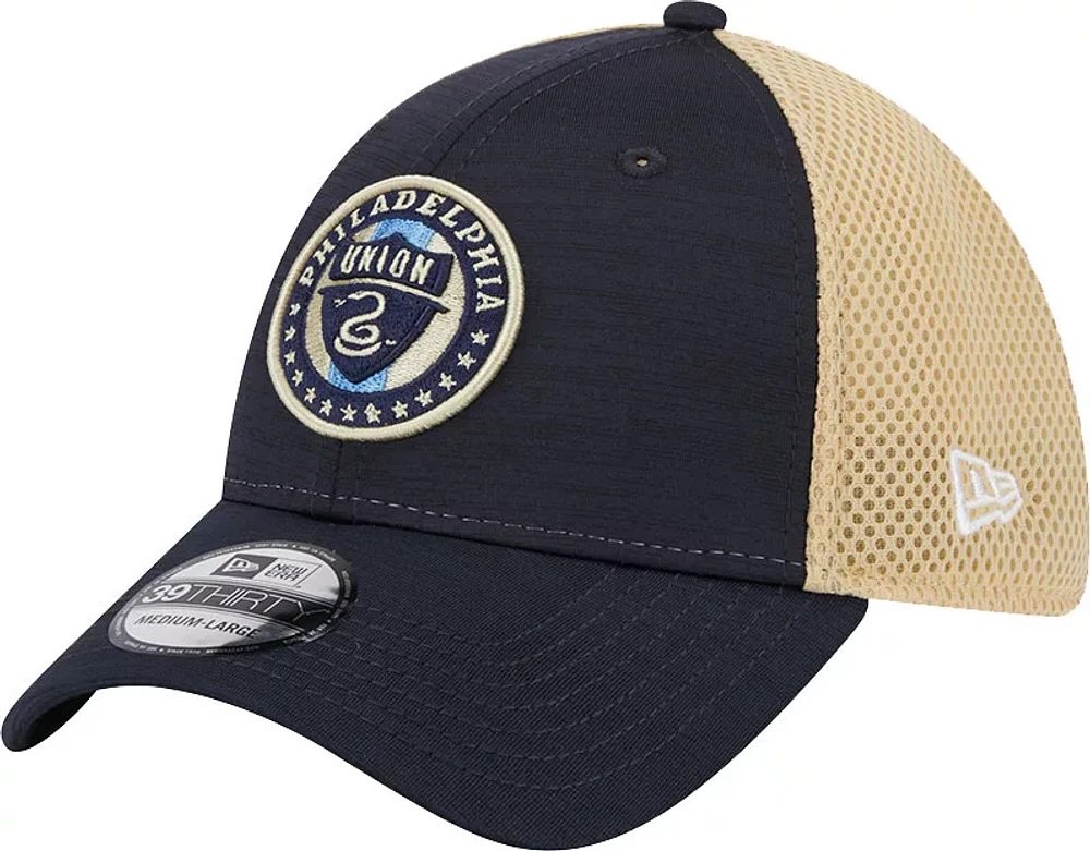 New Era Adult Philadelphia Union 39Thirty Gameday Tan Stretch Hat