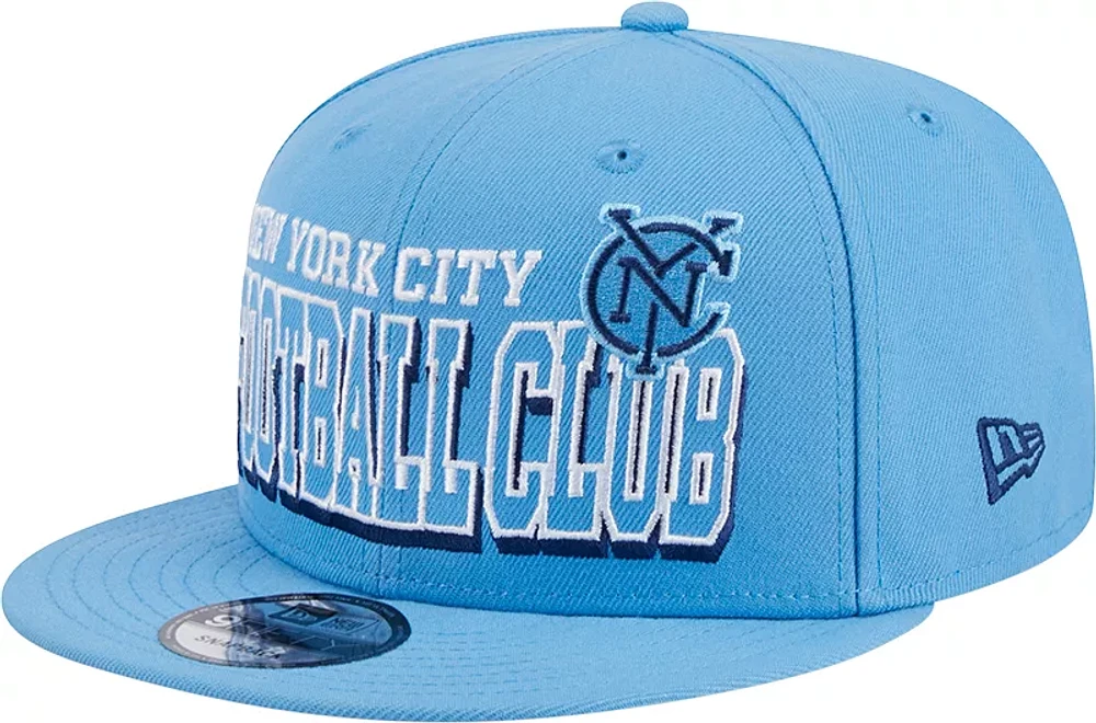 New Era Adult New York City FC 2024 Gameday 9Fifty Light Blue Adjustable Hat