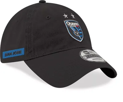 New Era San Jose Earthquakes 2023 Home Jersey Hook 9Twenty Adjustable Hat