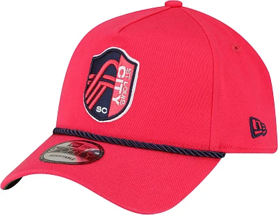 New Era Adult St. Louis City SC 2023 9Forty Logo Red Adjustable Hat