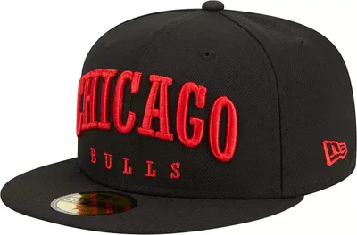 New Era Adult Chicago Bulls Text 59Fifty Hat