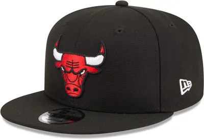 New Era Adult Chicago Bulls Black 9Fifty Adjustable Hat