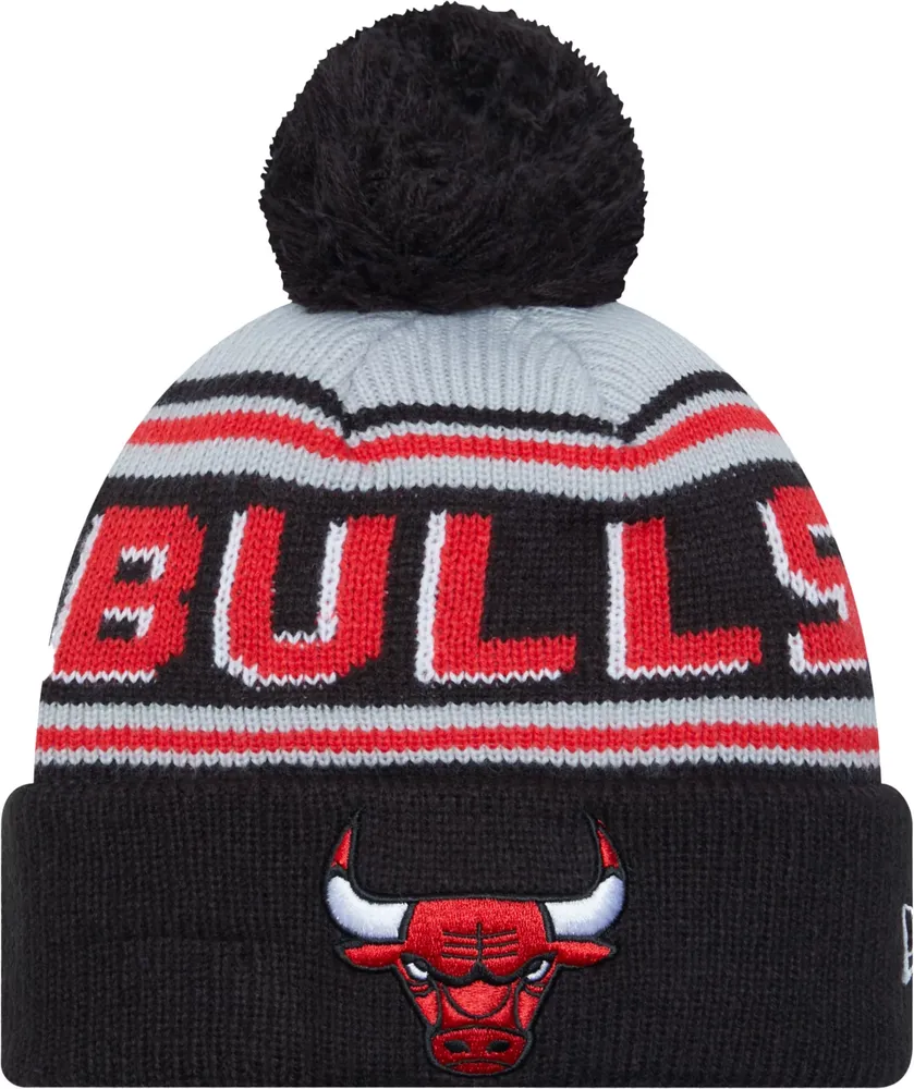 New Era Adult Chicago Bulls Black Cheer Knit Hat