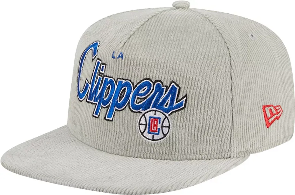 New Era Adult Los Angeles Clippers Corduroy Golf Snapback Adjustable Hat