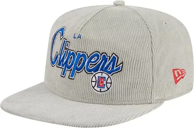 New Era Adult Los Angeles Clippers Corduroy Golf Snapback Adjustable Hat