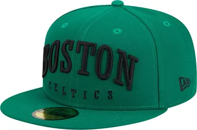 New Era Adult Boston Celtics Text 59Fifty Hat